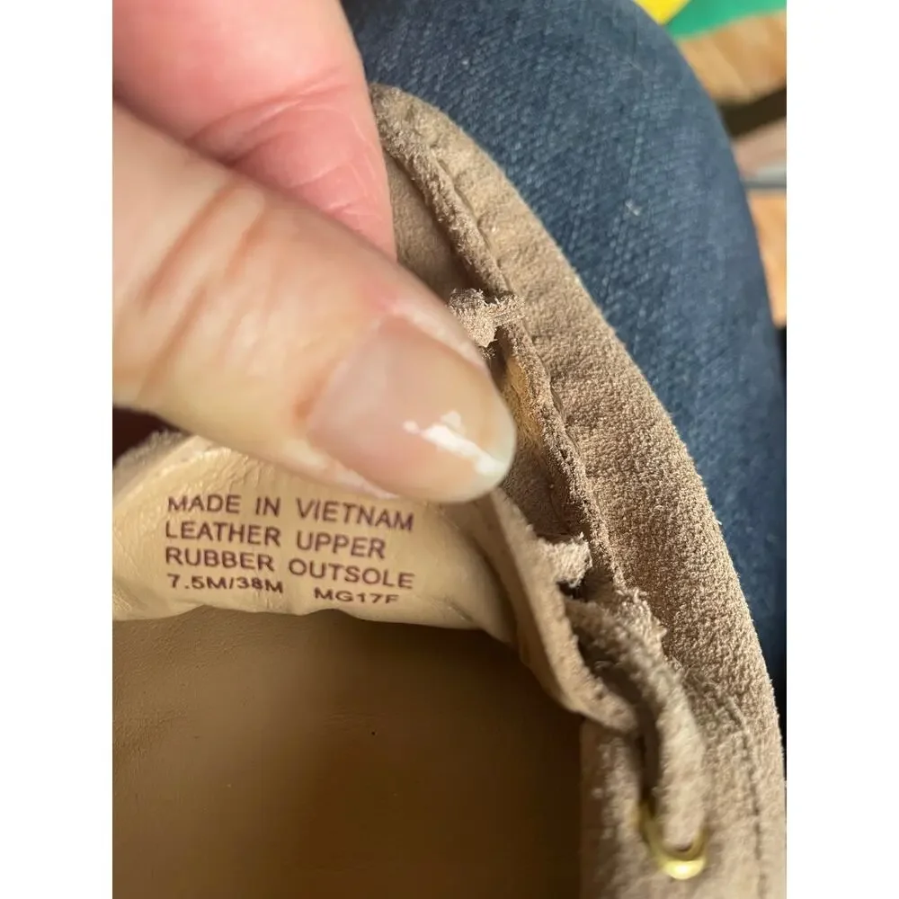 Michael Kors Tan Suede Loafers Sz 7.5